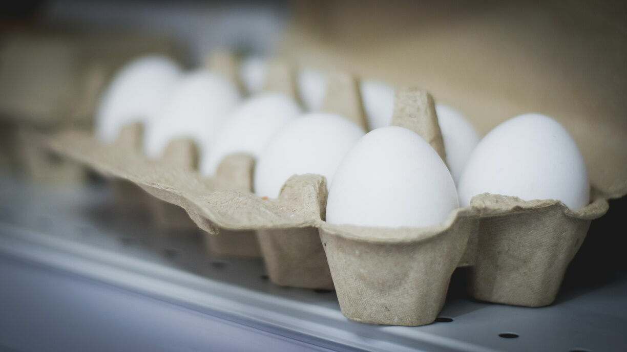 Средняя цена яиц за неделю увеличилась на 1,3%