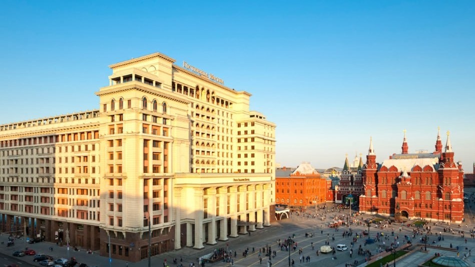 В центре Москвы загорелся отель Four Seasons Hotel Moscow