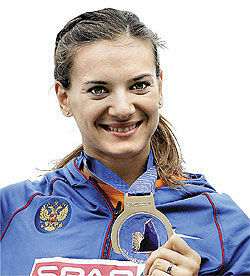 Олимпийская чемпионка Елена Исинбаева