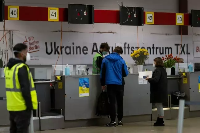 Украинские беженцы в Европе