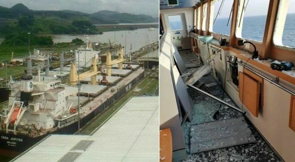 В турецкий корабль в Черном море попала бомба