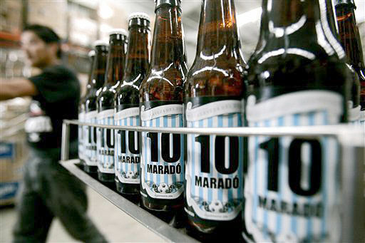 Пивовары попали в десятку с пивом «Марадона»