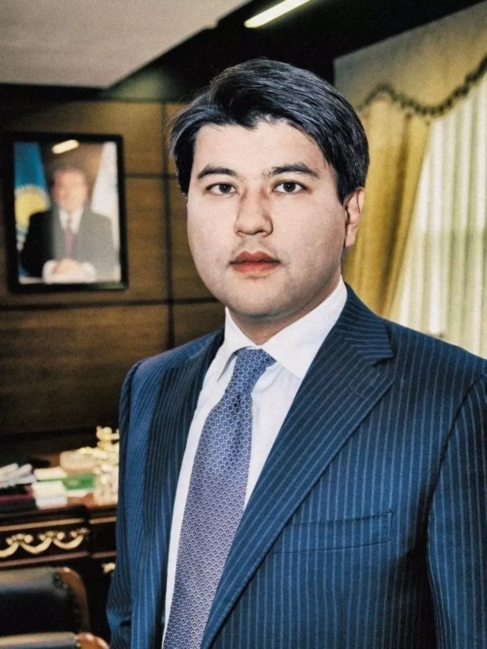 Экс-министр национальной экономики Казахстана Куандык Бишимбаев, обвиняемый в убийстве жены.