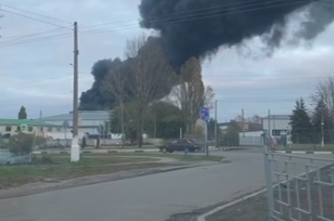 В Шебекино Белгородской области загорелся завод