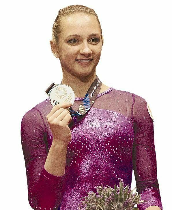 Чемпионка мира по спортивной гимнастике Виктория Комова