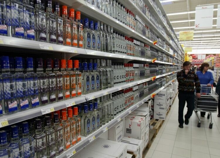В России повысилась минимальная цена на водку