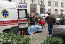 При обстреле в Луганске погибла министр здравоохранения ЛНР