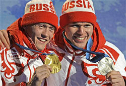 Лыжники подарили России «золото» и «серебро» Олимпиады