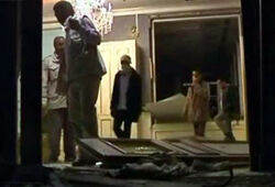 НАТОвцы разбомбили резиденцию Каддафи (ВИДЕО)