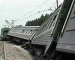 Пассажирский поезд сошел с рельсов в Амурской области