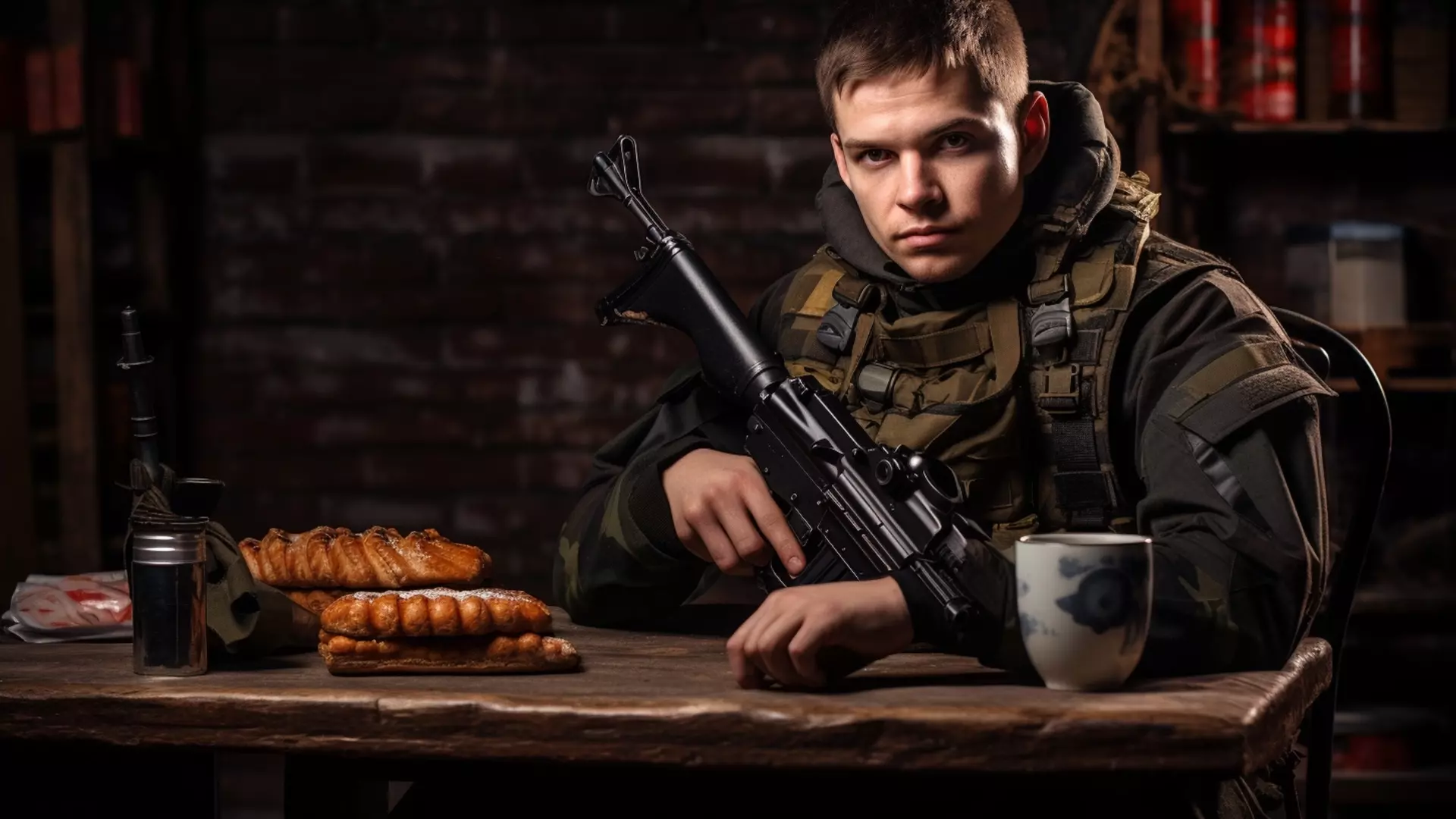 Томичей с 23 февраля «поздравил» боец украинского батальона «Азов»*