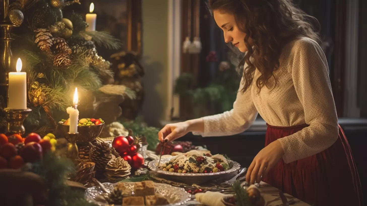 Оливье, сельдь под шубой, мясо и бутерброды с икрой вошли в перечень самых популярных новогодних угощений в России.