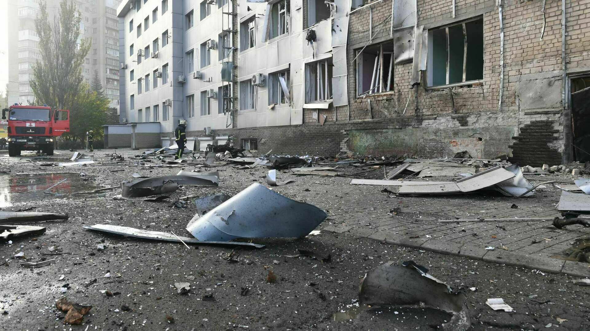 Украинские власти заявили об обстрелянном объекте инфраструктуры в Запорожье