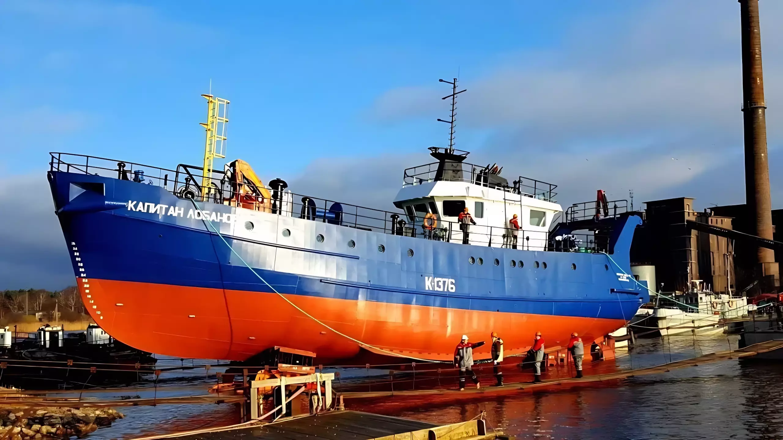 В Балтийском море вспыхнул пожар на борту траулера «Капитан Лобанов».