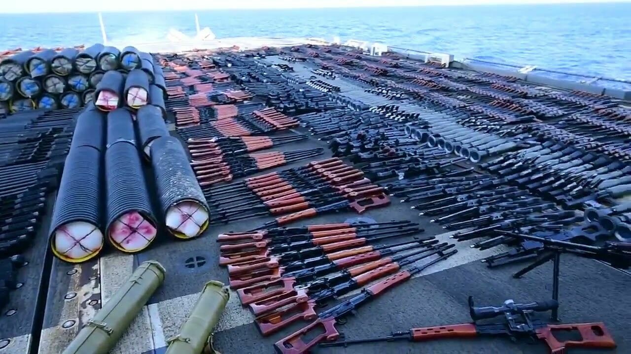 Французские ВМС захватили крупную партию оружия, шедшую из Ирана в Йемен