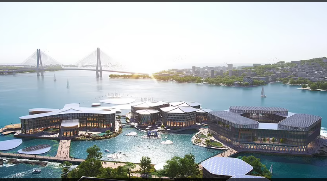 Первый в мире плавучий город построят к 2025 году в Южной Корее