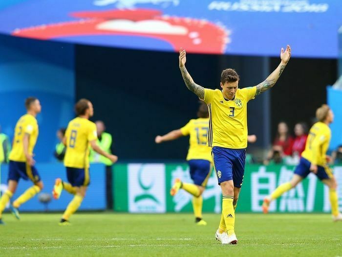 Сборная Швеции одолела швейцарцев со счетом 1:0 и вышла в четверть финала