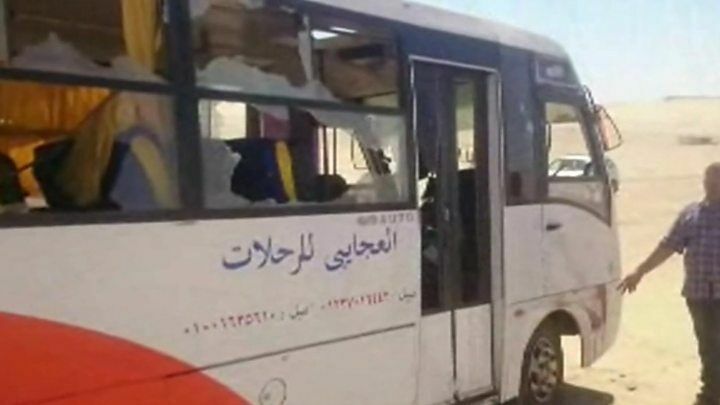 В Египте расстреляли автобус с христианскими паломниками