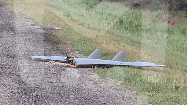 Опубликовано видео с дронами, упавшими на трассе М-3 «Украина» в Калужской области