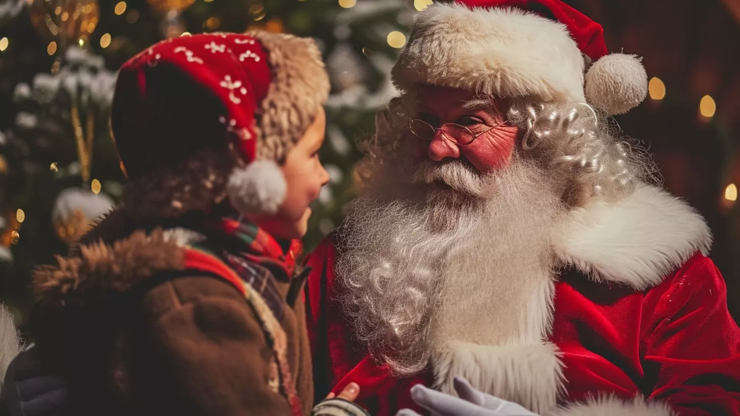 Прекрасная идея для семей с детьми — пригласить в новогоднюю ночь Деда Мороз