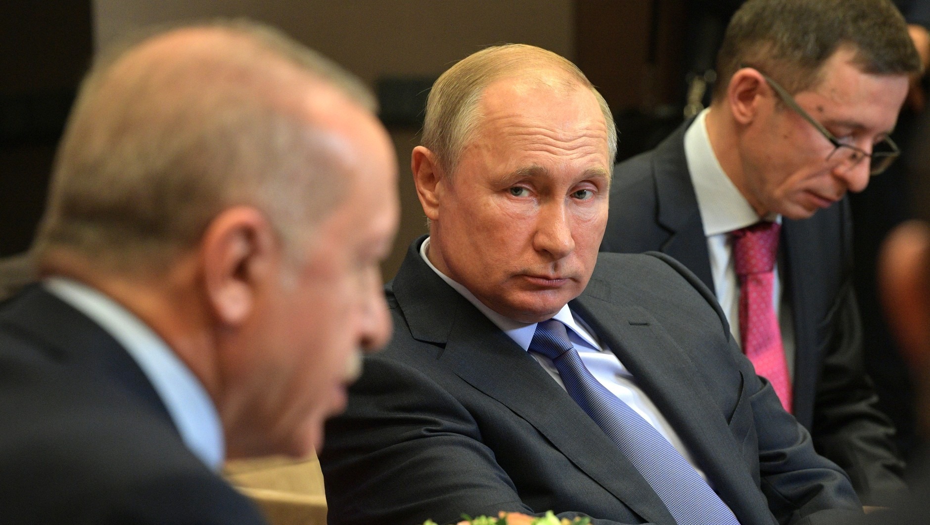 Переговоры президентов России и Турции Владимира Путина и Реджепа Тайипа Эрдогана