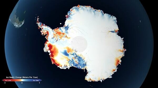 NASA опубликовало ролик о масштабном таянии ледников в Антарктиде