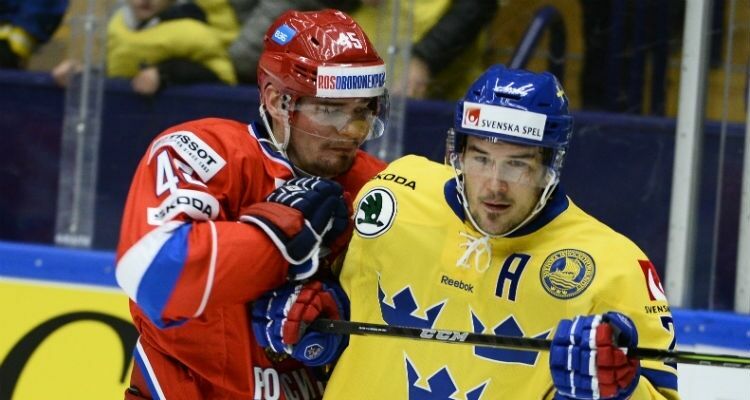 Сборная России по хоккею выиграла у шведов в матче Кубка Карьяла