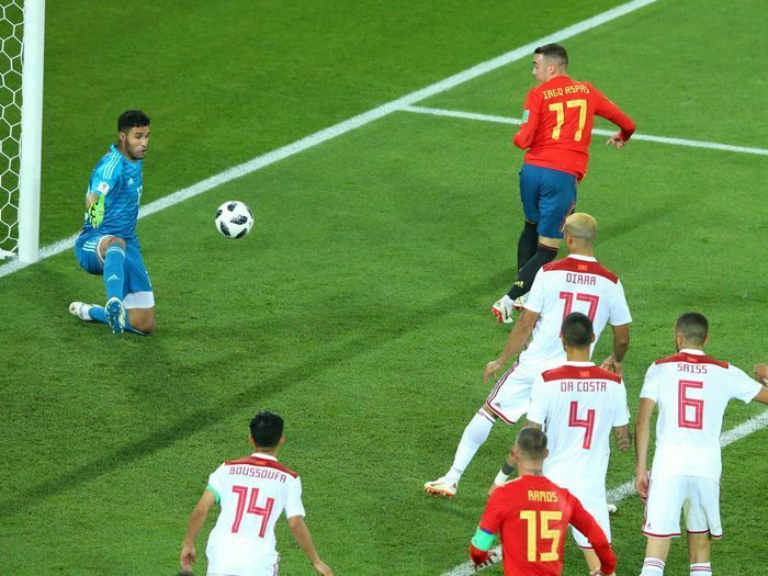 Две ничьи. Марокко-Испания 2:2, Португалия-Иран 1:1