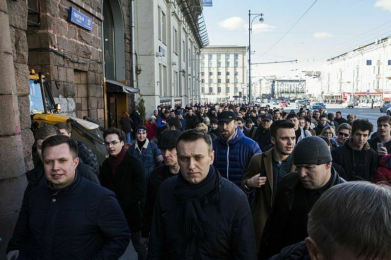Навальному не разрешили шествие по Тверской