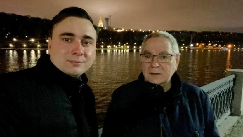 Иван Жданов с отцом