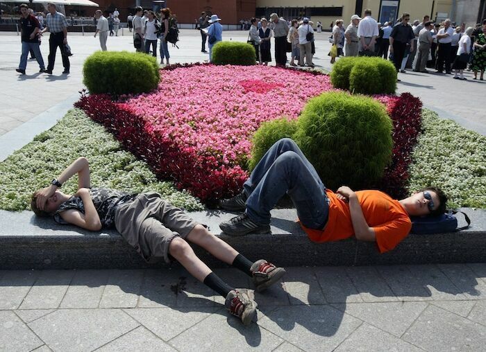 В Москве из-за жары снова объявлен «оранжевый» уровень опасности