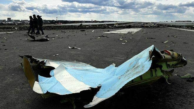Американские эксперты расследуют крушение самолета Flydubai в Ростове