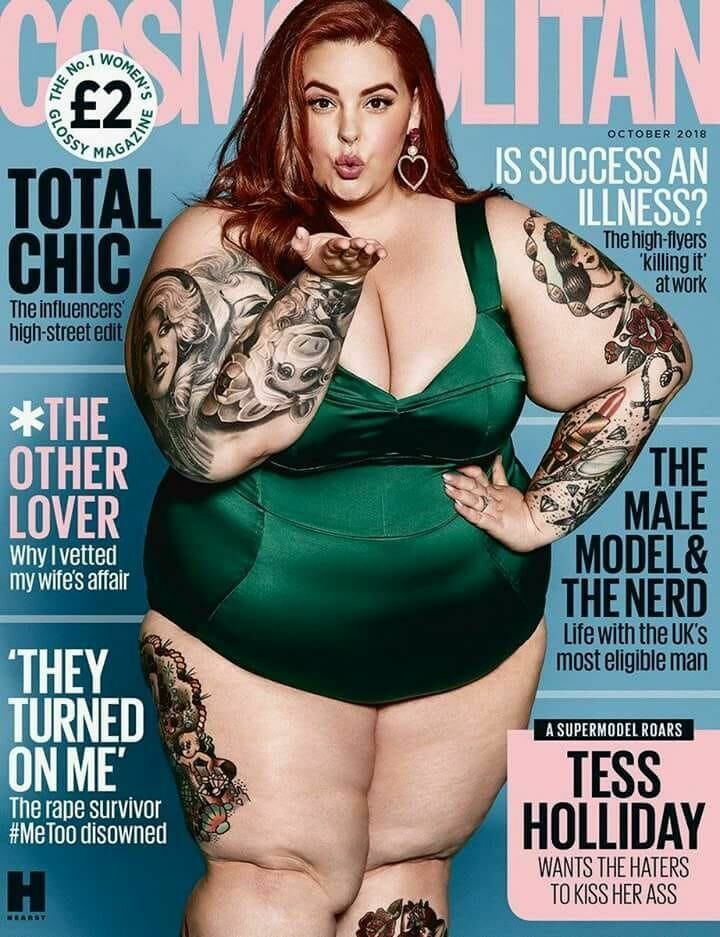 Фото дня: Cosmopolitan поместил на обложку 155-килограммовую красотку