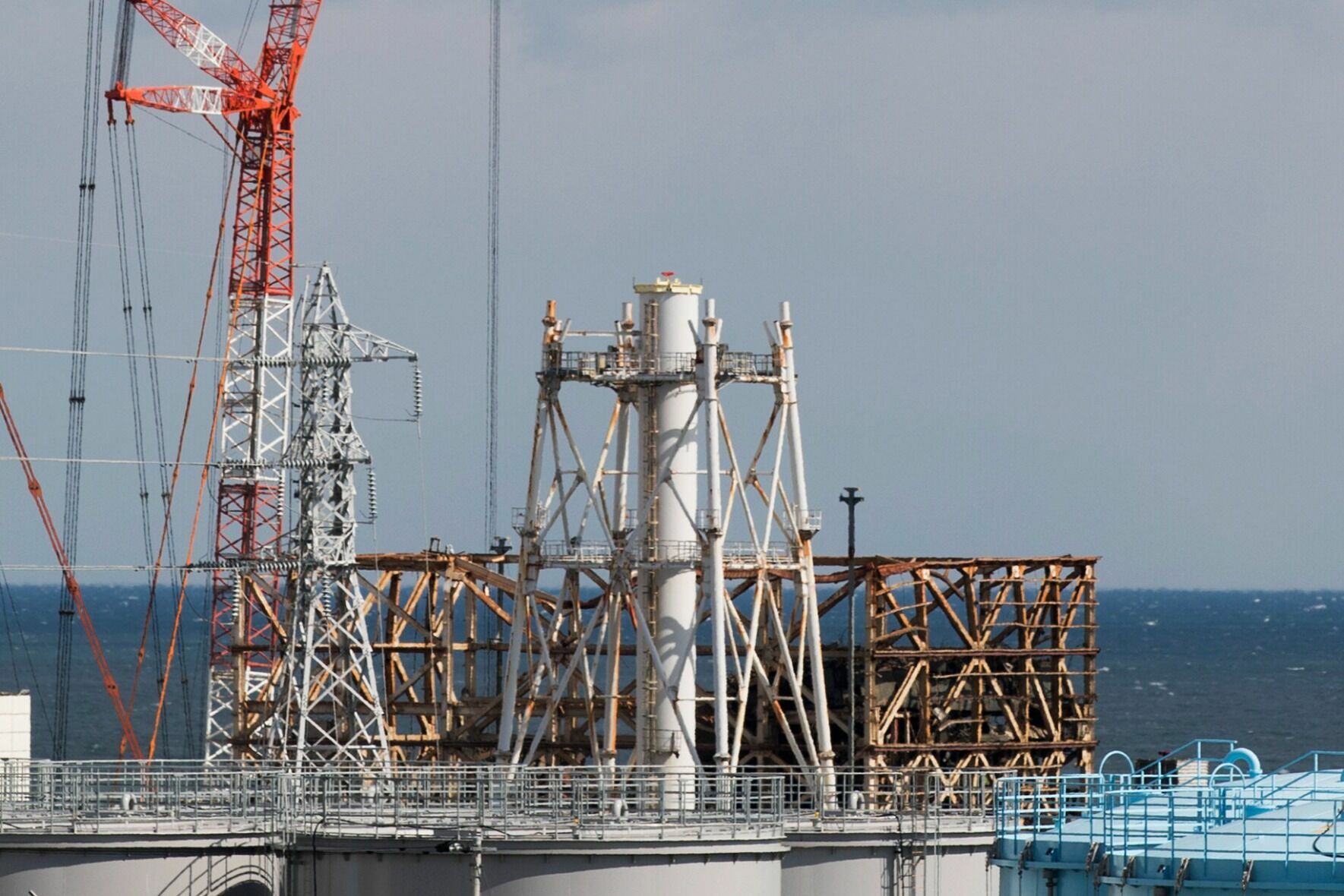 Разрушенная стихией АЭС "Фукусима"  сегодня