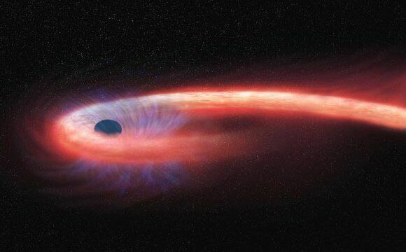 Астрономы увидели, как черная дыра превратила звезду в спагетти
