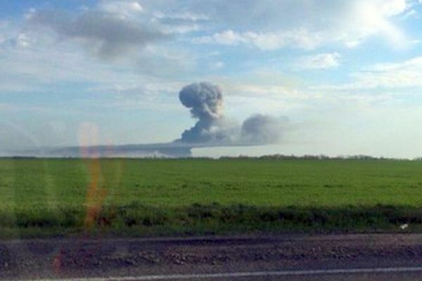 Возникший из-за взрыва на полигоне в Ростовской области пожар полностью потушен