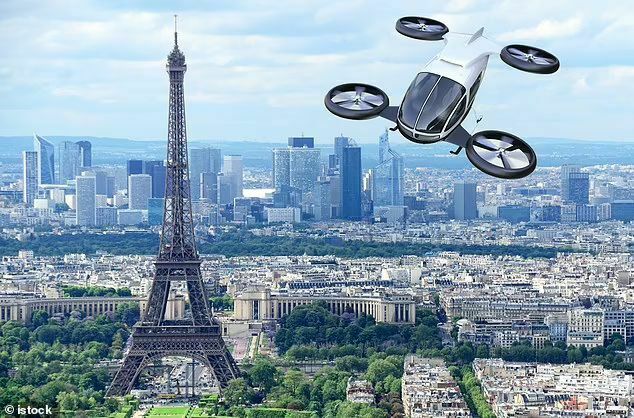 На Олимпиаде 2024 года в Париже фанатов будут перевозить на воздушных такси