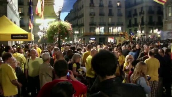 В Барселоне прошел митинг в поддержку референдума о независимости Каталонии