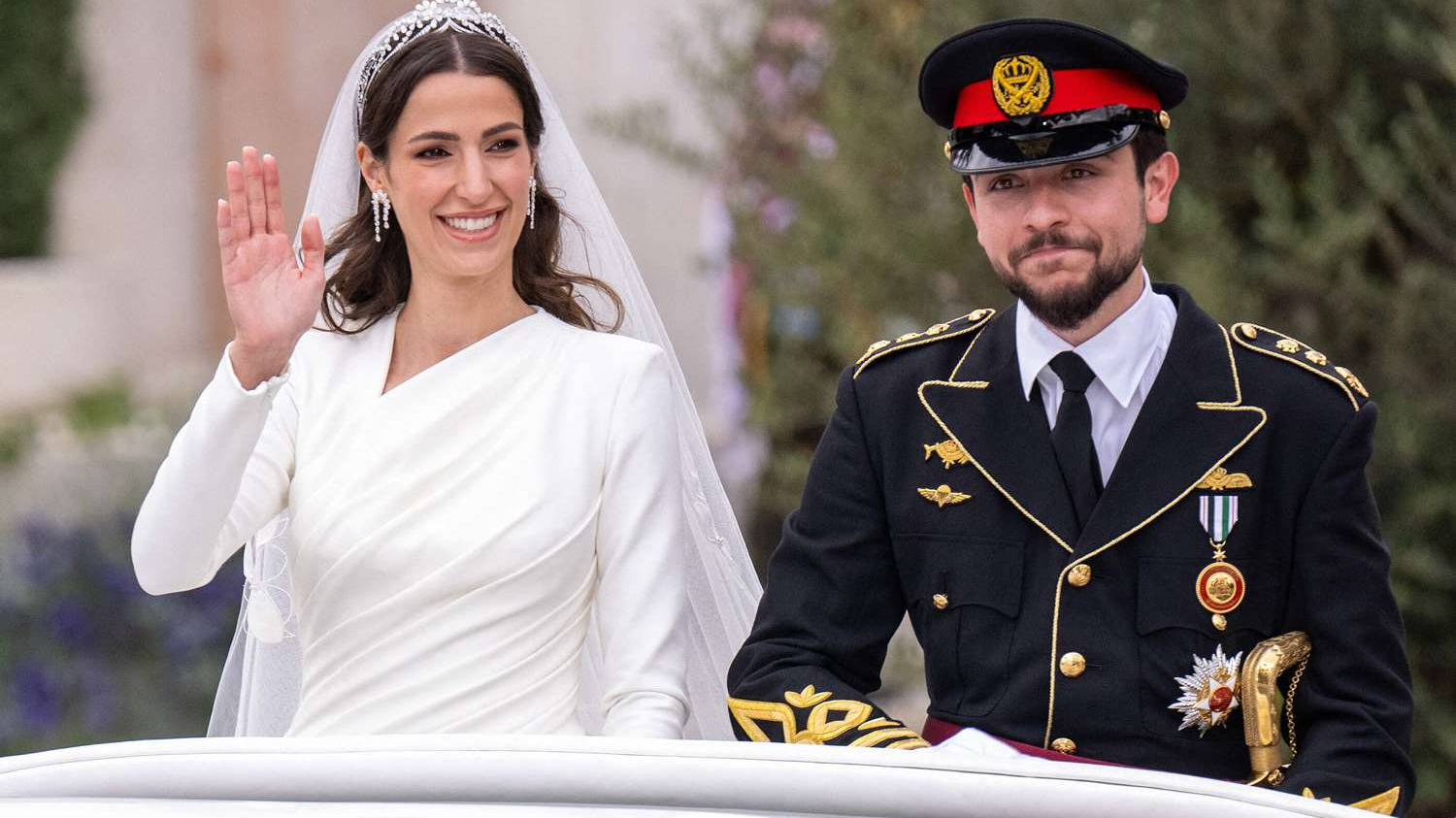 Наследный принц Иордании Хусейн женился на дизайнере Раджве Аль-Саиф