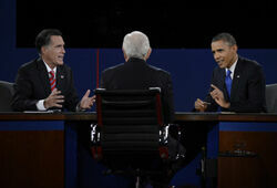 Третьи дебаты Обамы и Ромни вернули лидерство демократу: счет 2:1