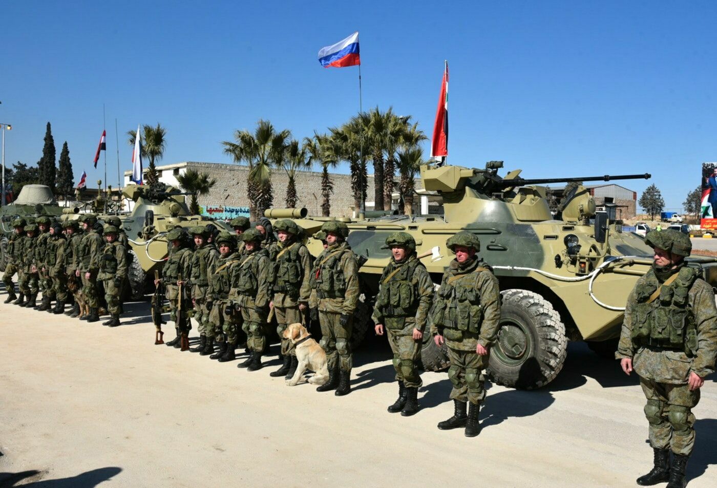 Все российские военные в Сирии проголосовали за Путина