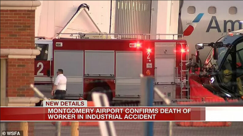 В Алабаме работницу аэропорта засосало в реактивный двигатель самолета