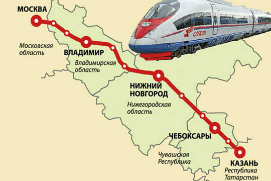 Путин не поддержал строительство высокоскоростной магистрали Москва-Казань
