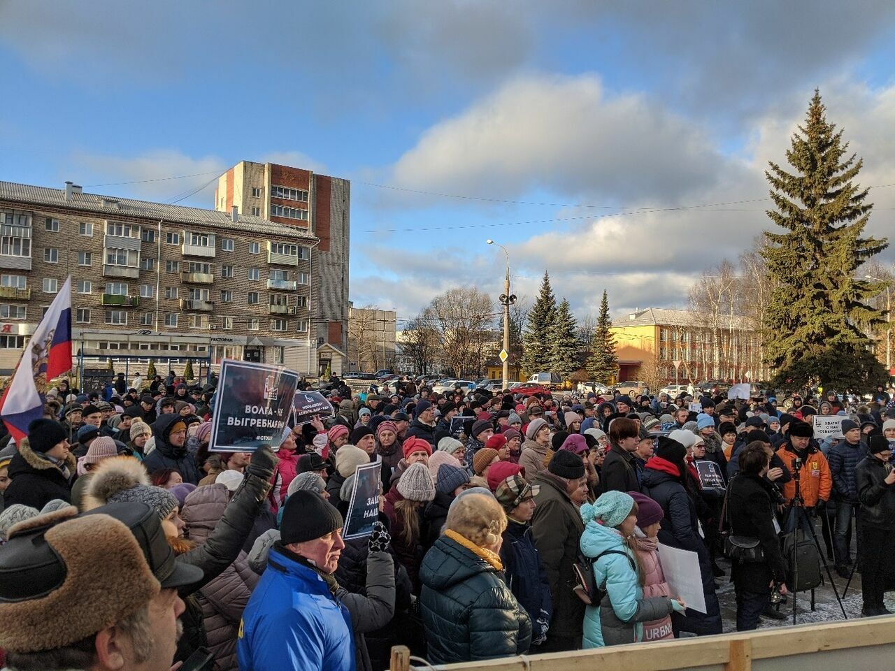 Митинг в Череповце 1 декабря 2019г. 