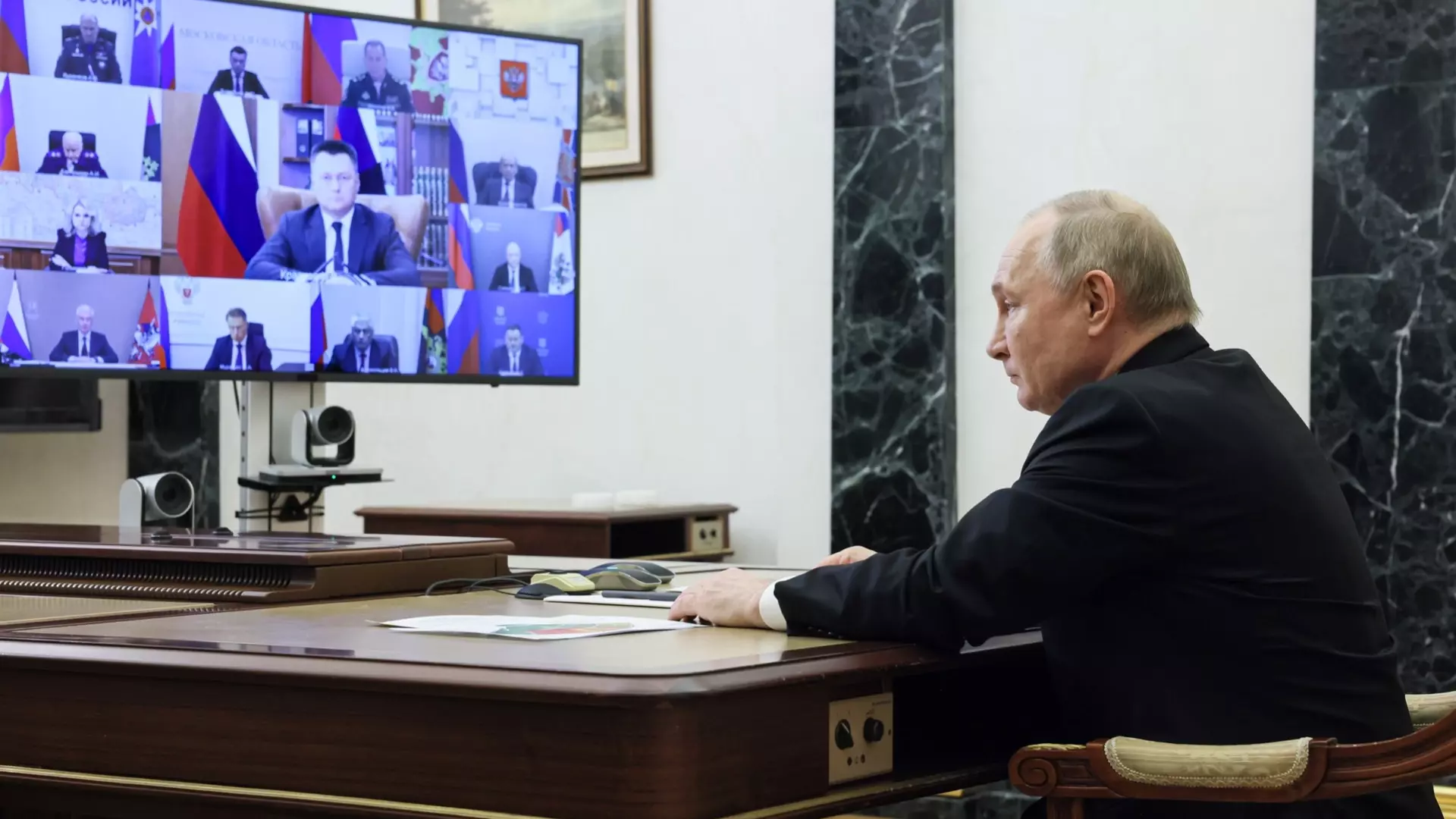 Совещание Путина по ходу расследования теракта в «Крокусе»