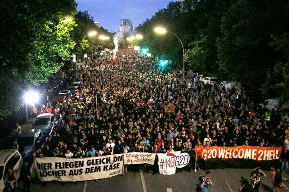 В Гамбурге за участие в беспорядках перед G20 арестовали двоих россиян