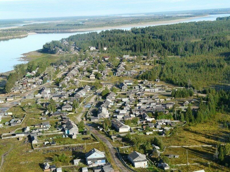 Поселок Рочегда в Архангельской области