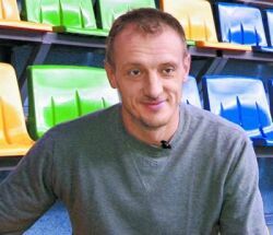 Капитан сборной России по волейболу Сергей Макаров