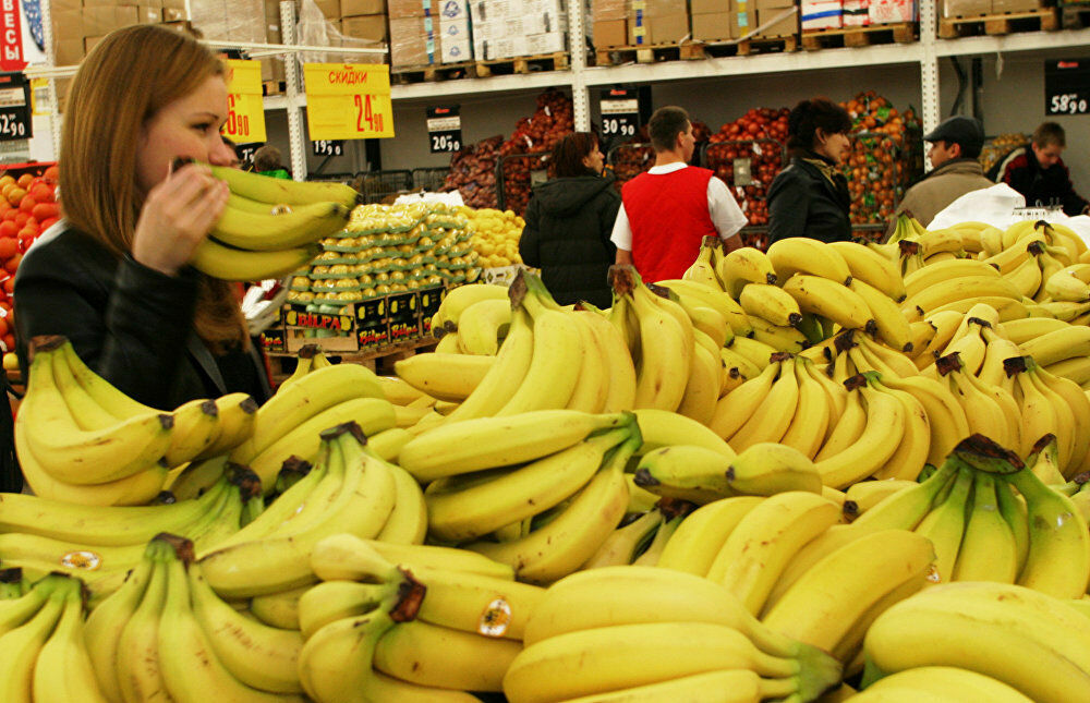 Бананы, картофель и сахар стали самыми ходовыми продуктами в российских магазинах