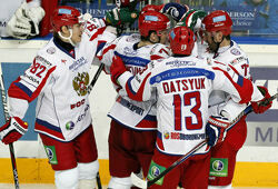 Сборная России выиграла московский этап Еврохоккейтура